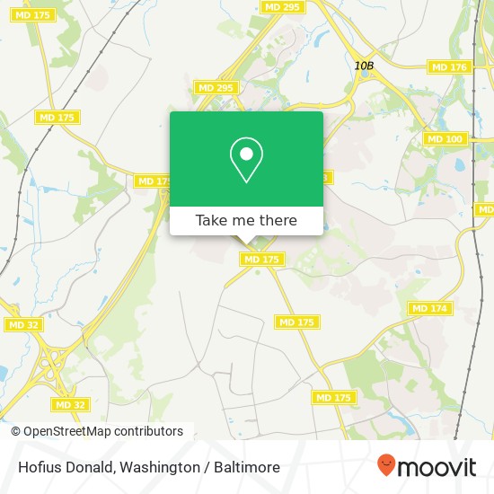 Mapa de Hofius Donald, 2649 Annapolis Rd