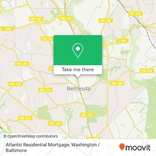 Atlantic Residential Mortgage, 7901 Wisconsin Ave map