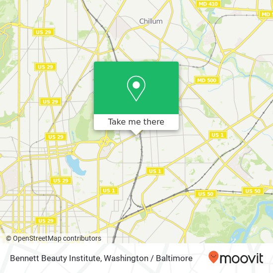 Bennett Beauty Institute, 700 Monroe St NE map