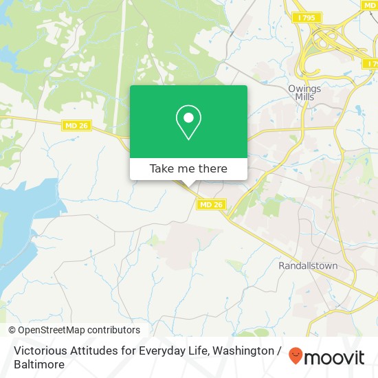 Victorious Attitudes for Everyday Life, 9954 Liberty Rd map