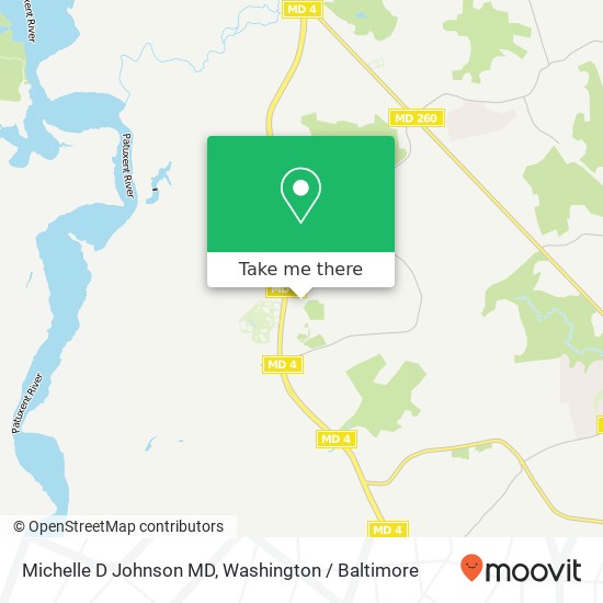 Mapa de Michelle D Johnson MD, 10845 Town Center Blvd