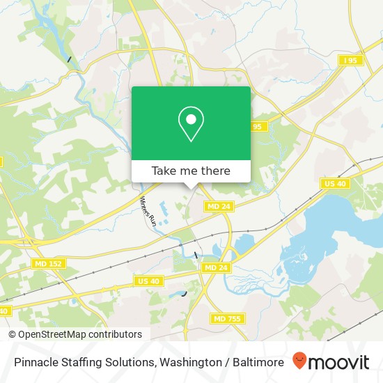 Mapa de Pinnacle Staffing Solutions, 2113 Emmorton Park Rd