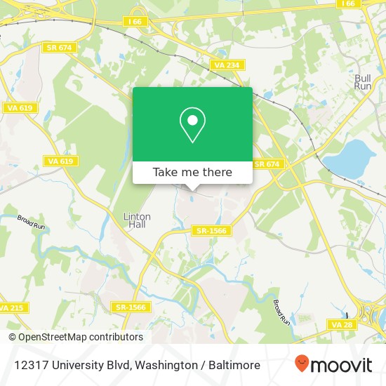 12317 University Blvd, Bristow, VA 20136 map
