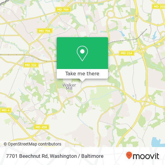 7701 Beechnut Rd, Capitol Heights, MD 20743 map