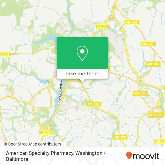 American Specialty Pharmacy, 5500 Knoll North Dr map