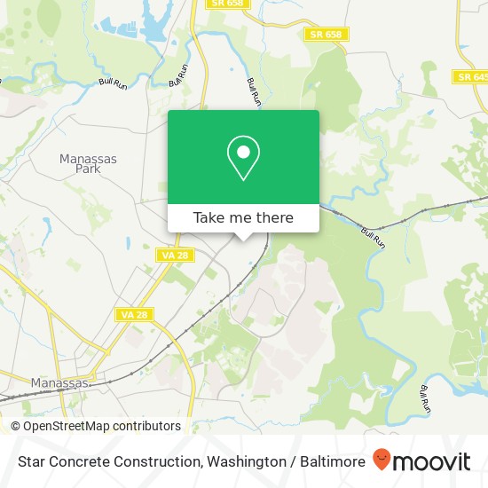 Star Concrete Construction, 9104 Owens Dr map