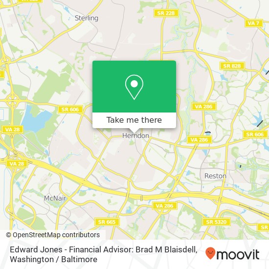Mapa de Edward Jones - Financial Advisor: Brad M Blaisdell, 754 Elden St