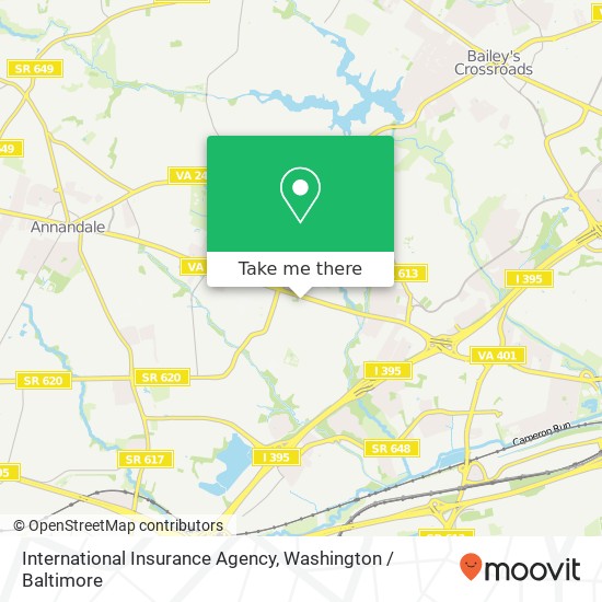 Mapa de International Insurance Agency, 6535 Little River Tpke