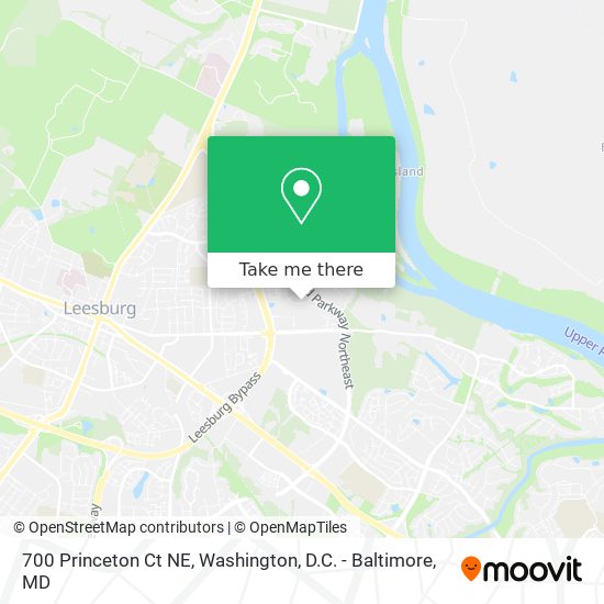 Mapa de 700 Princeton Ct NE