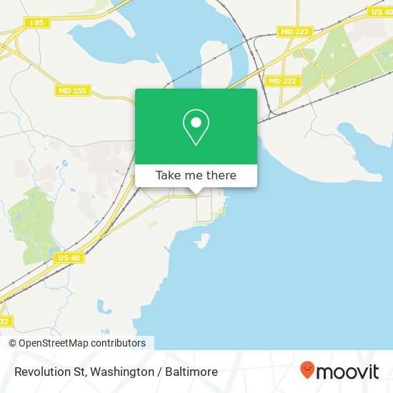 Mapa de Revolution St, Havre de Grace, MD 21078