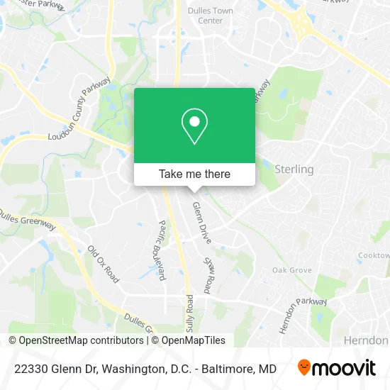 22330 Glenn Dr map