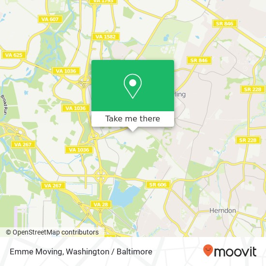 Mapa de Emme Moving, 22633 Davis Dr