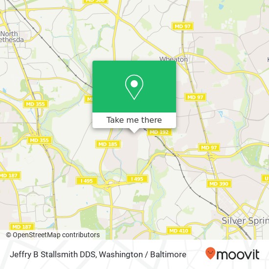Mapa de Jeffry B Stallsmith DDS, 9911 E Bexhill Dr