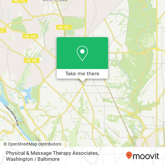 Physical & Massage Therapy Associates, 4000 Albemarle St NW map