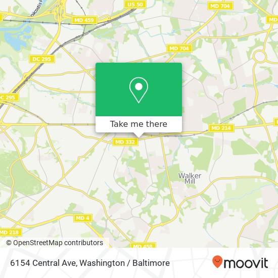 6154 Central Ave, Capitol Heights, MD 20743 map