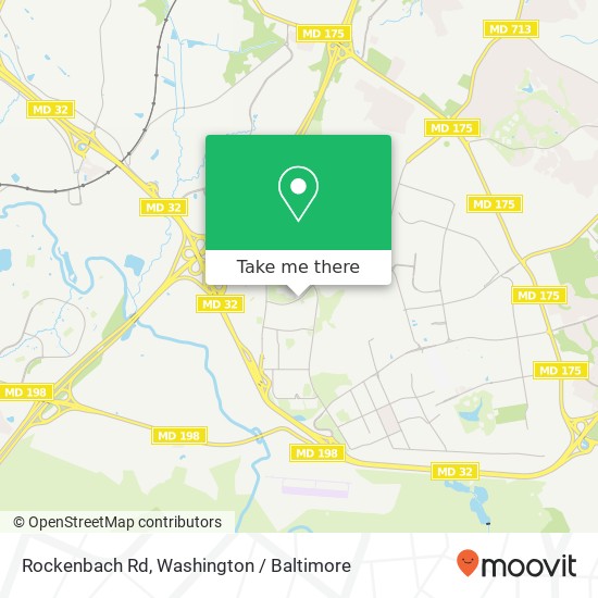Rockenbach Rd, Fort Meade, MD 20755 map
