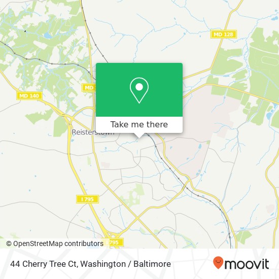 44 Cherry Tree Ct, Reisterstown, MD 21136 map