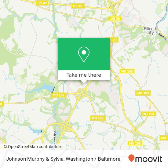 Mapa de Johnson Murphy & Sylvia, 5074 Dorsey Hall Dr