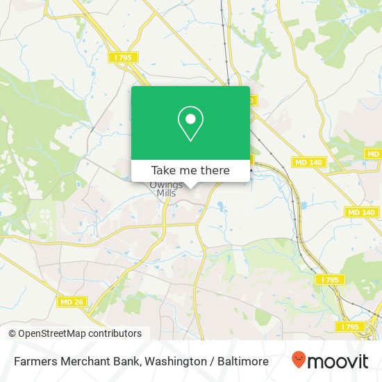 Farmers Merchant Bank, 4730 Atrium Ct map