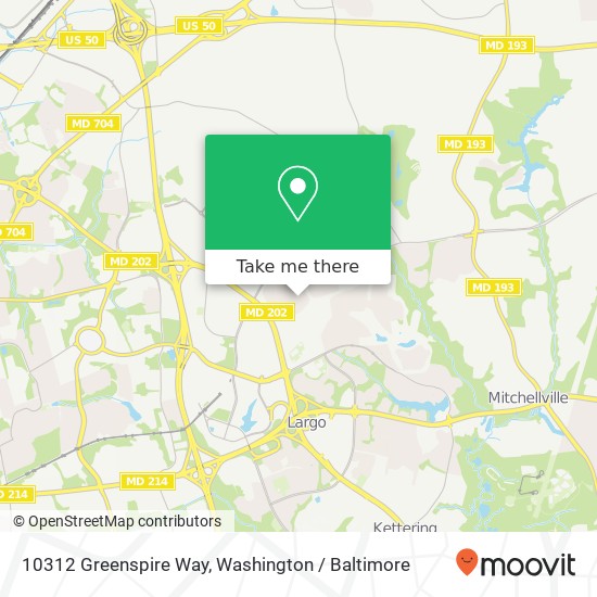 10312 Greenspire Way, Bowie, MD 20721 map