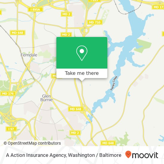 A Action Insurance Agency map