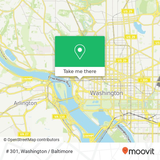 Mapa de # 301, 908 New Hampshire Ave NW # 301, Washington, DC 20037, USA