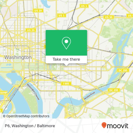 Mapa de P6, 310 East Capitol St NE P6, Washington, DC 20003, USA