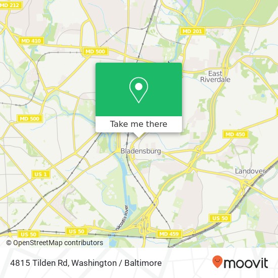 4815 Tilden Rd, Bladensburg, MD 20710 map