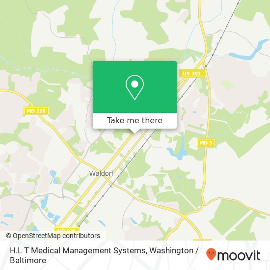 Mapa de H.L T Medical Management Systems, 2670 Crain Hwy