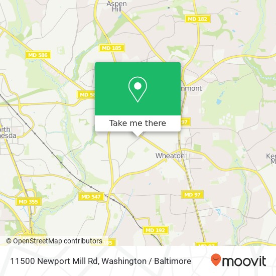 11500 Newport Mill Rd, Silver Spring, MD 20902 map