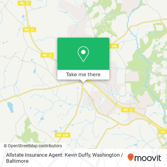 Allstate Insurance Agent: Kevin Duffy, 12447 Clarksville Pike map