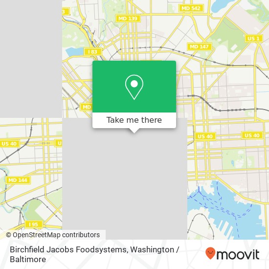 Birchfield Jacobs Foodsystems map