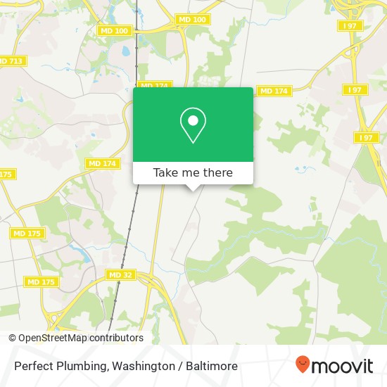 Mapa de Perfect Plumbing, 8078 Clark Station Rd