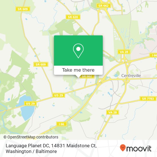 Language Planet DC, 14831 Maidstone Ct map