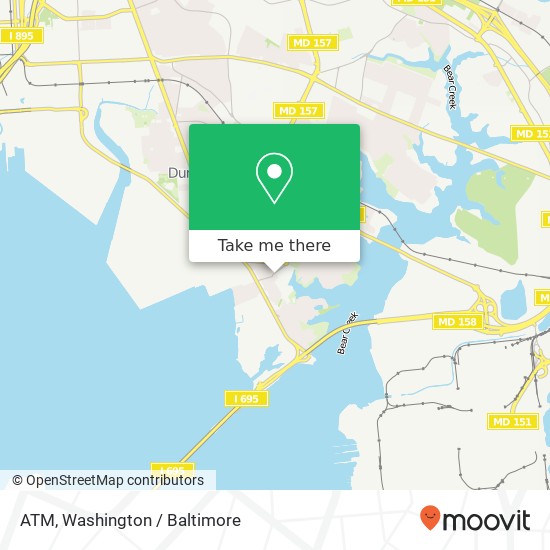 Mapa de ATM, 315 Sollers Point Rd