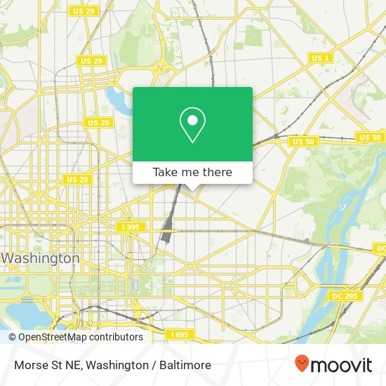 Morse St NE, Washington, DC 20002 map