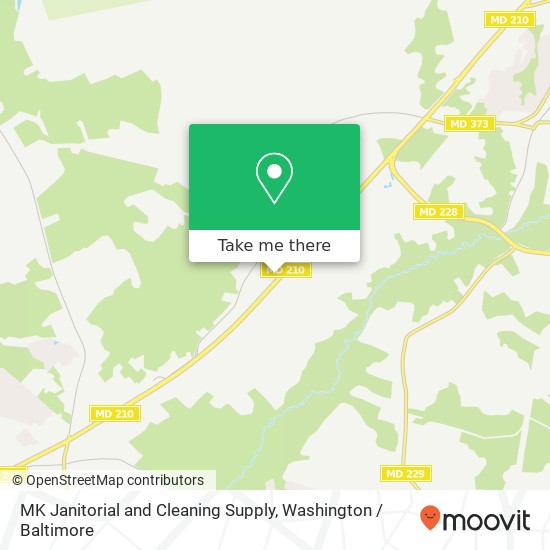 Mapa de MK Janitorial and Cleaning Supply, 17515 Indian Head Hwy