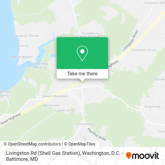 Livingston Rd (Shell Gas Station) map