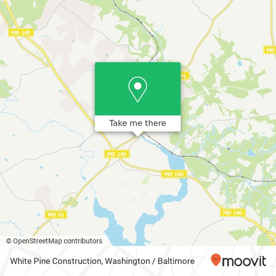 Mapa de White Pine Construction, 2730 Cedarhurst Rd