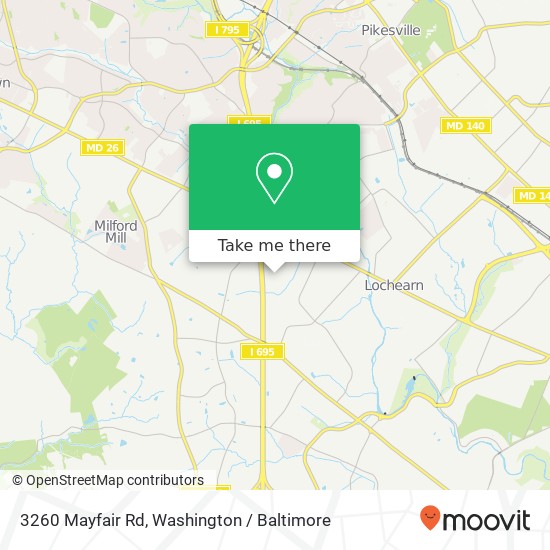 3260 Mayfair Rd, Gwynn Oak, MD 21207 map