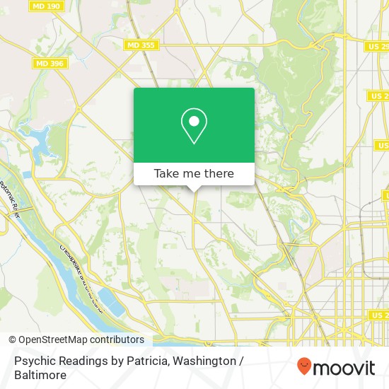 Psychic Readings by Patricia map