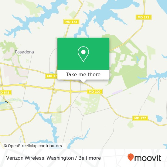 Verizon Wireless, 4137 Mountain Rd map