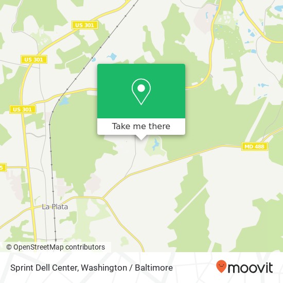 Sprint Dell Center map