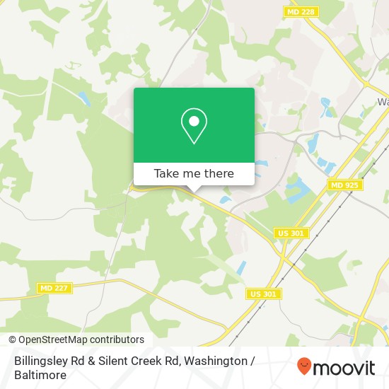 Mapa de Billingsley Rd & Silent Creek Rd