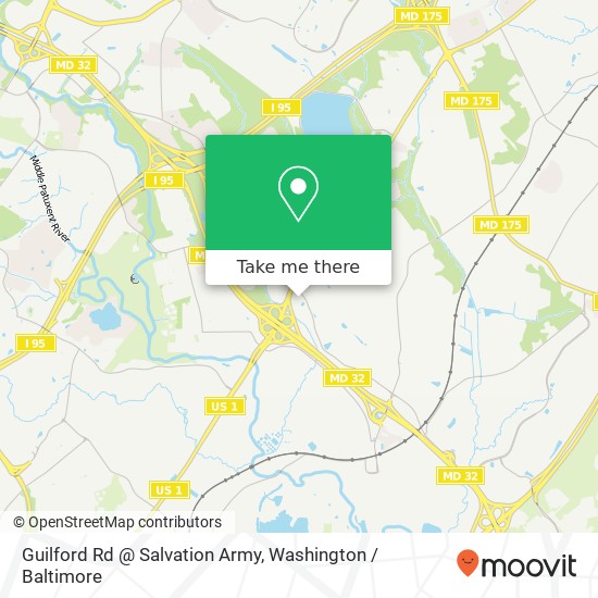 Mapa de Guilford Rd @ Salvation Army