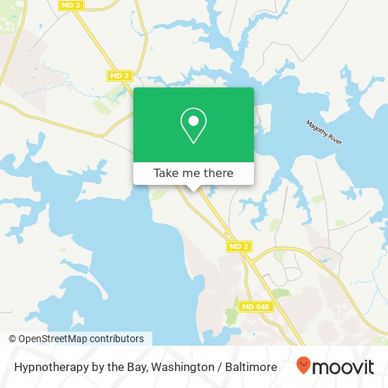 Mapa de Hypnotherapy by the Bay, 836 Ritchie Hwy