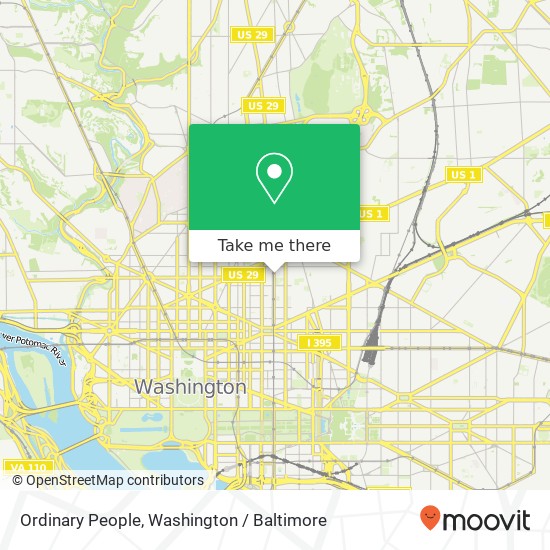 Ordinary People, 1513 7th St NW map