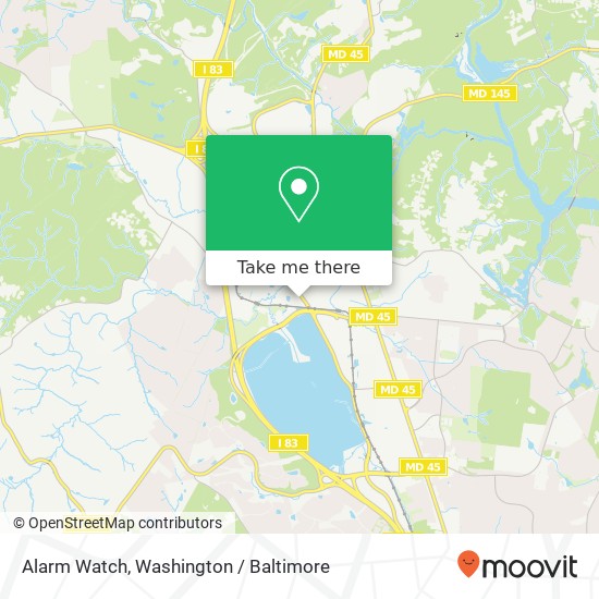 Mapa de Alarm Watch, 10616 Beaver Dam Rd
