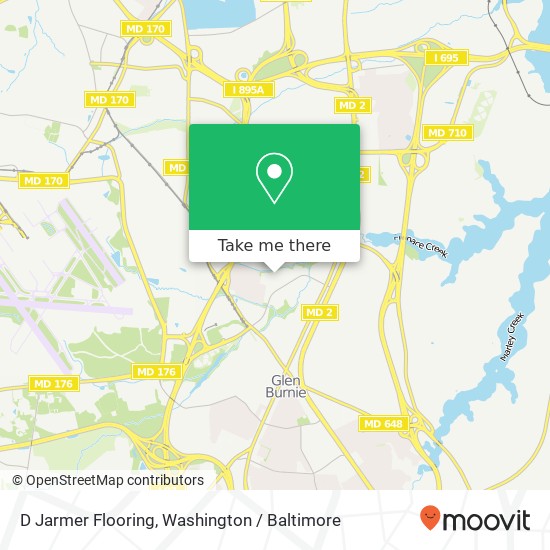 Mapa de D Jarmer Flooring, 180 Penrod Ct