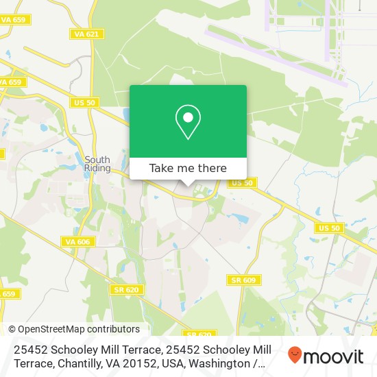 25452 Schooley Mill Terrace, 25452 Schooley Mill Terrace, Chantilly, VA 20152, USA map